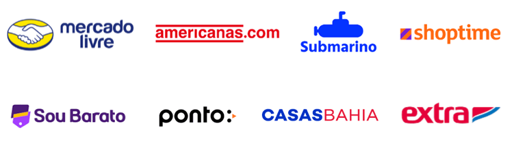 Submarino, Americanas, Shoptime, Ponto, Casas Bahia e Extra